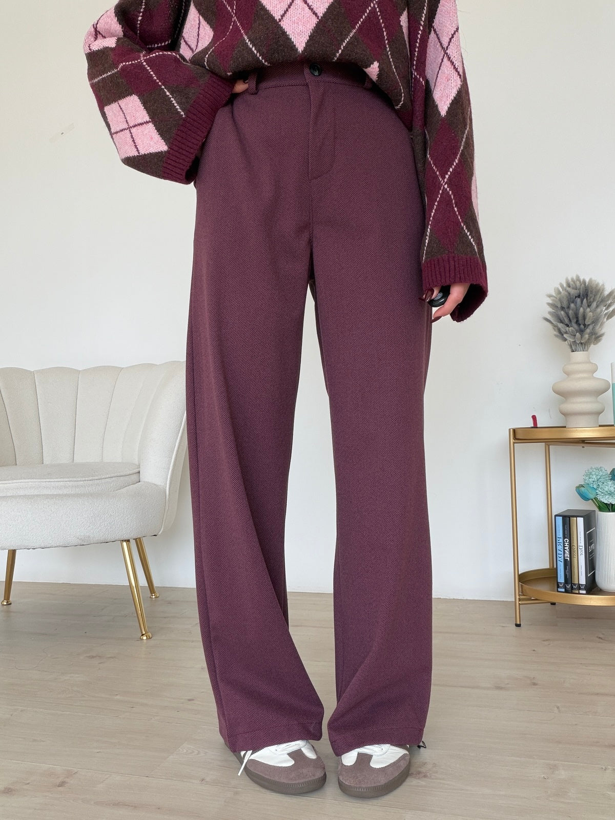 6808-PANTALONE LADY WINE