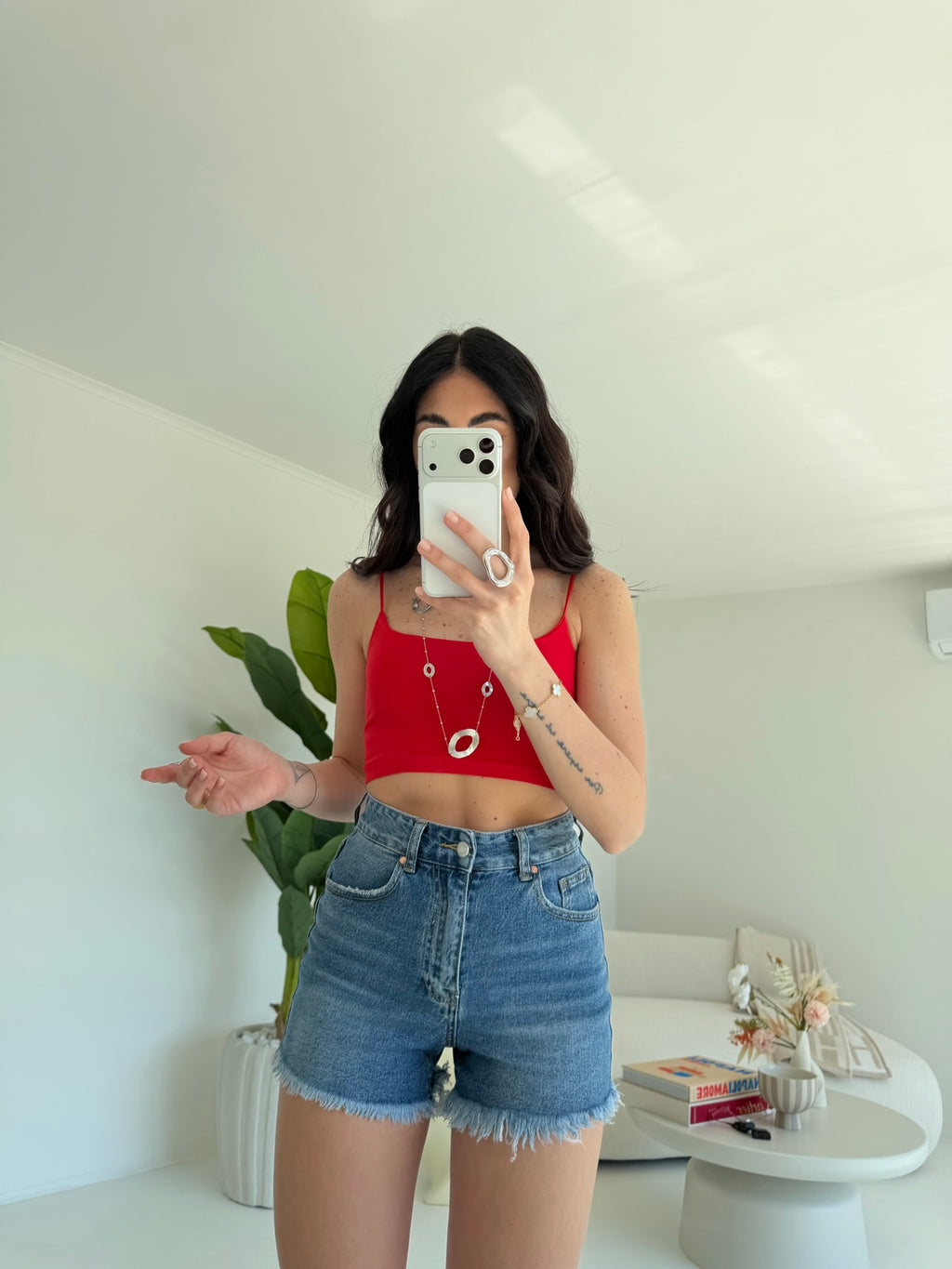H7000-18-SHORT SFRANGIATO DENIM