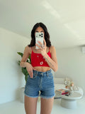 H7000-18-SHORT SFRANGIATO DENIM