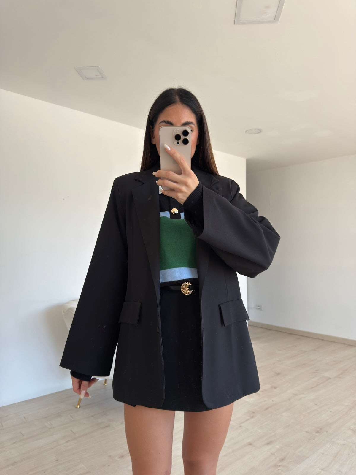 BLAZER EVERGREEN NERO