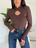 5533-MAGLIA JOLIE CHOCO