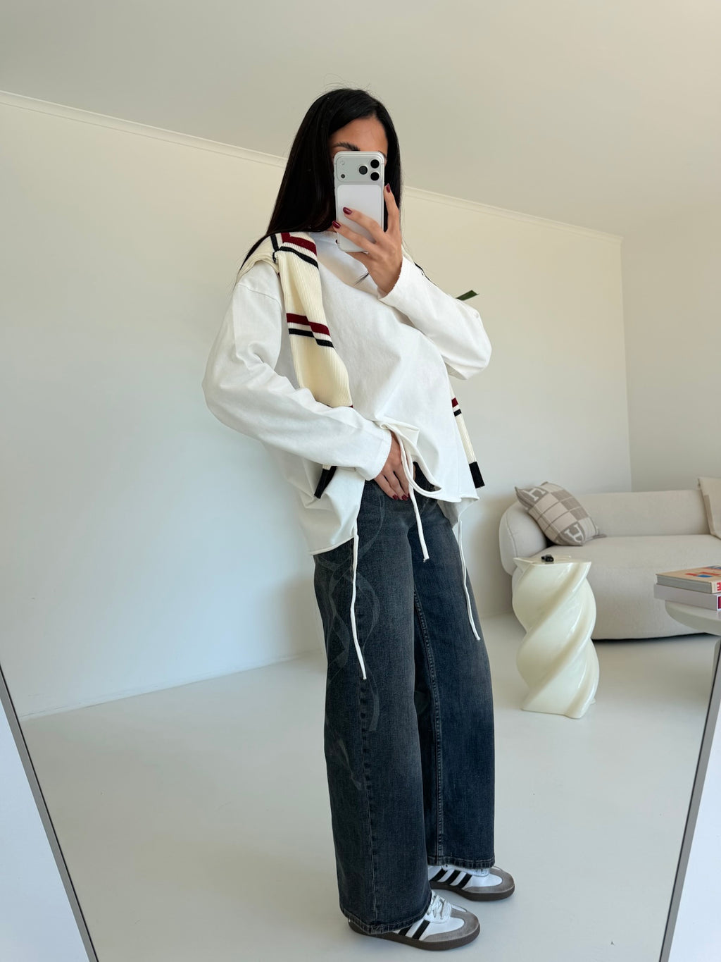 SJ1825-JEANS BARREL LOVE