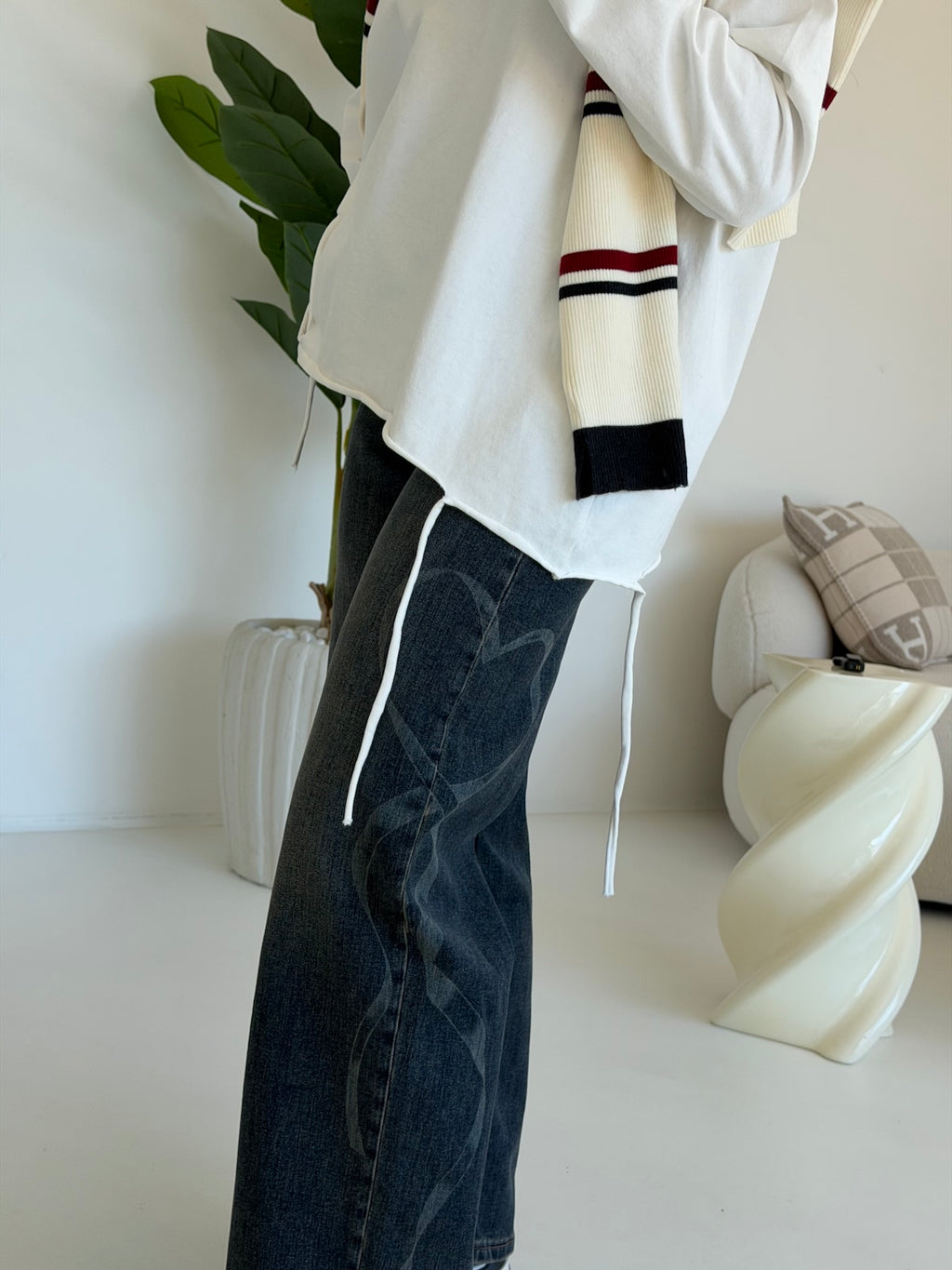 SJ1825-JEANS BARREL LOVE