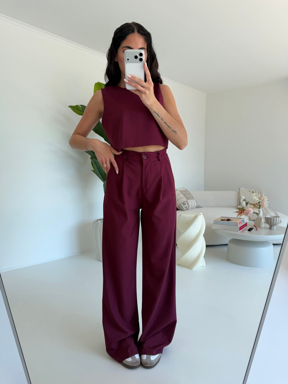 COORDINATO MARISOL BORDEAUX