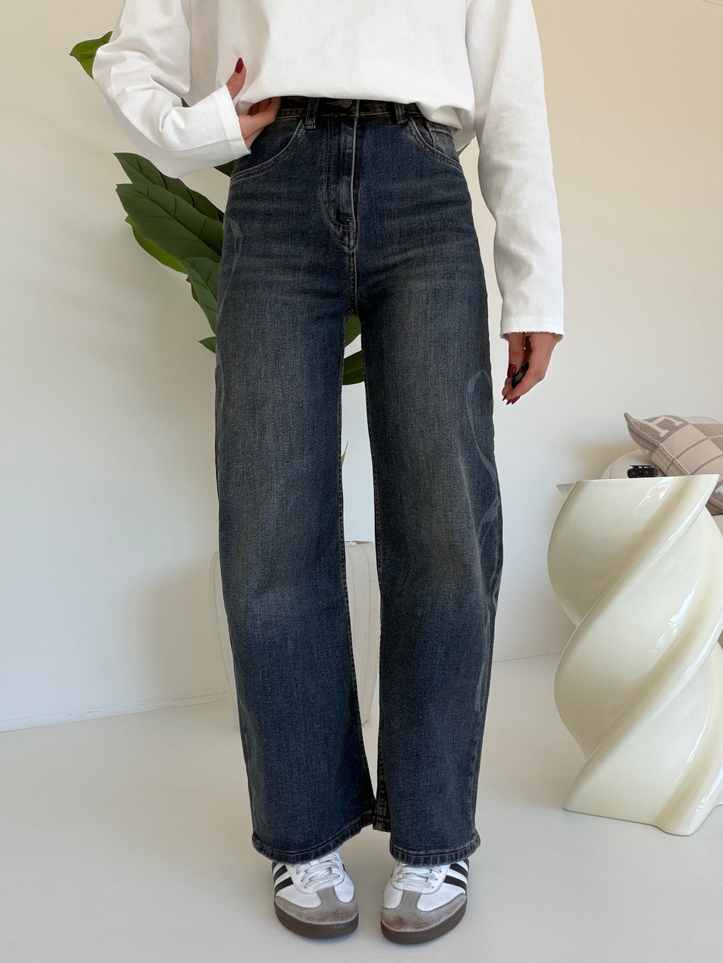 SJ1825-JEANS BARREL LOVE