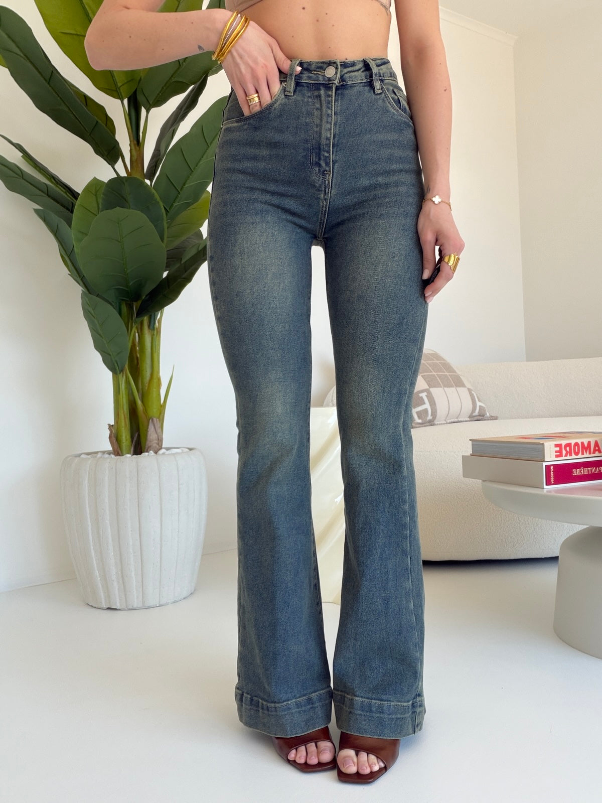 8914-JEANS A ZAMPA DALIA