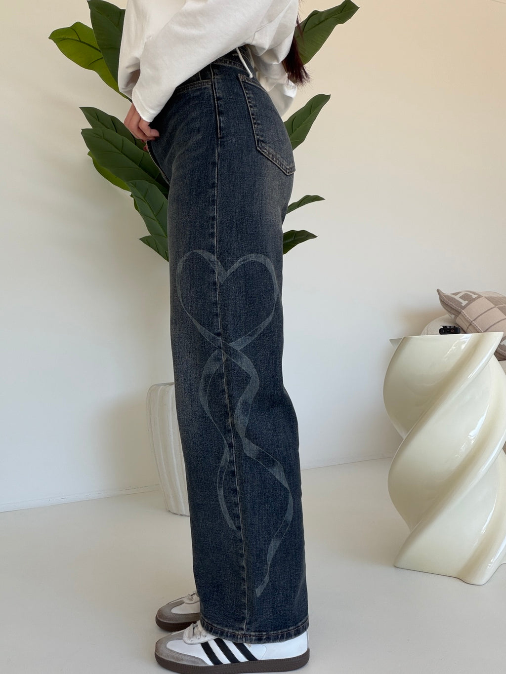 SJ1825-JEANS BARREL LOVE