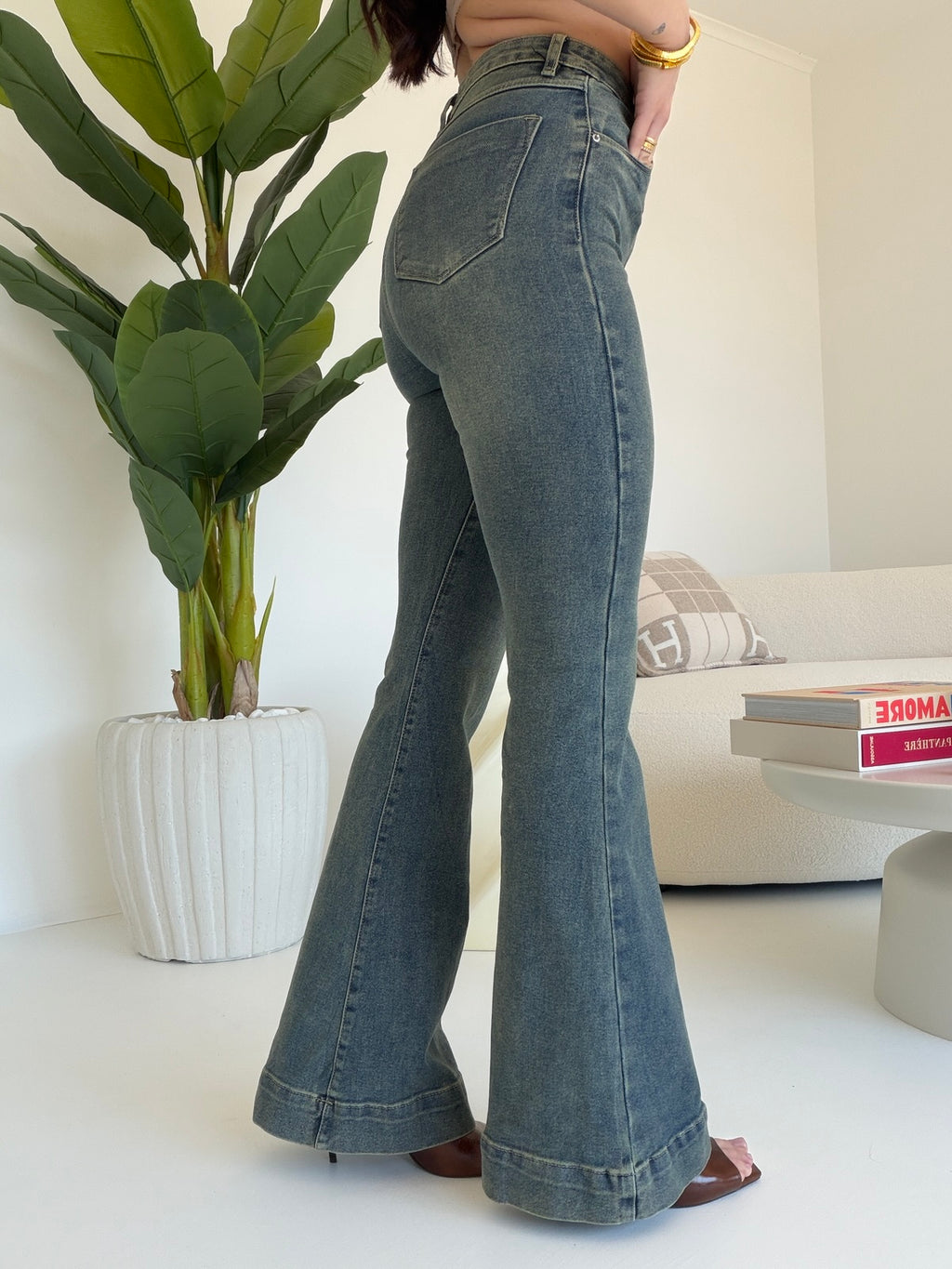 8914-JEANS A ZAMPA DALIA