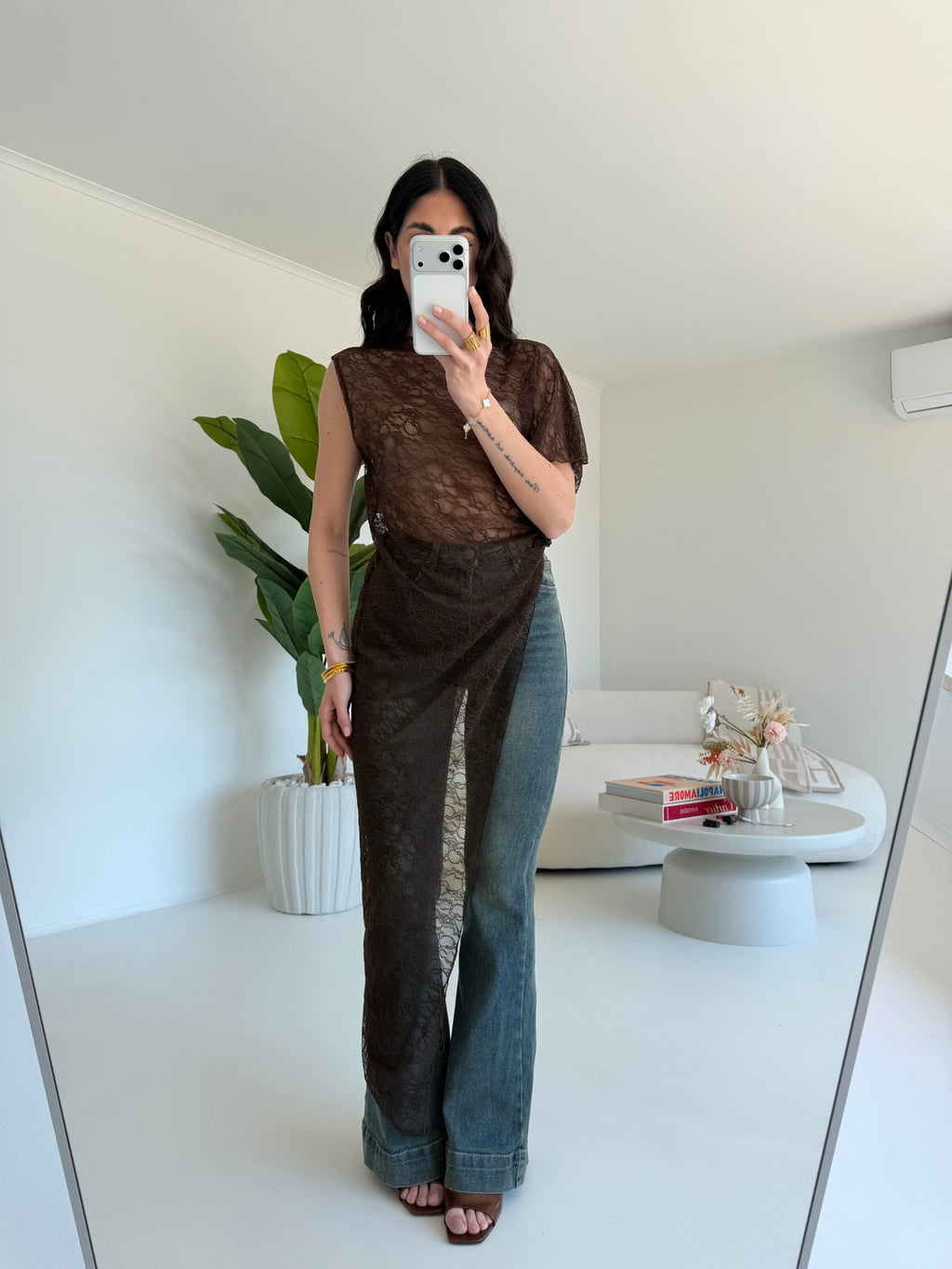47297-MAXI MAGLIA IN PIZZO CHOCO