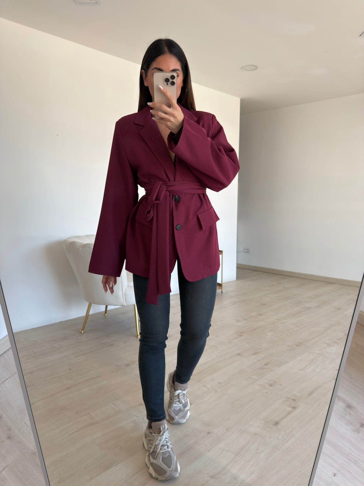 BLAZER EVERGREEN BORDEAUX