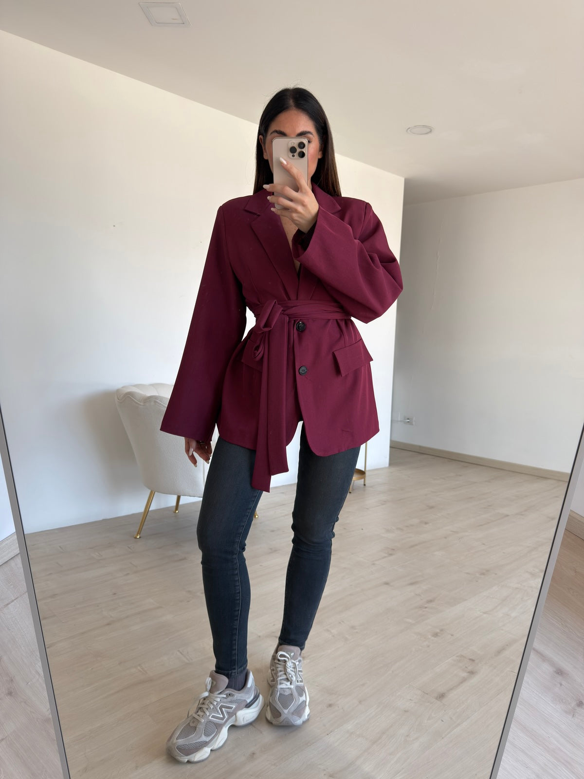 BLAZER EVERGREEN BORDEAUX