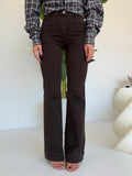KM3560-28-JEANS A ZAMPA CHOCO