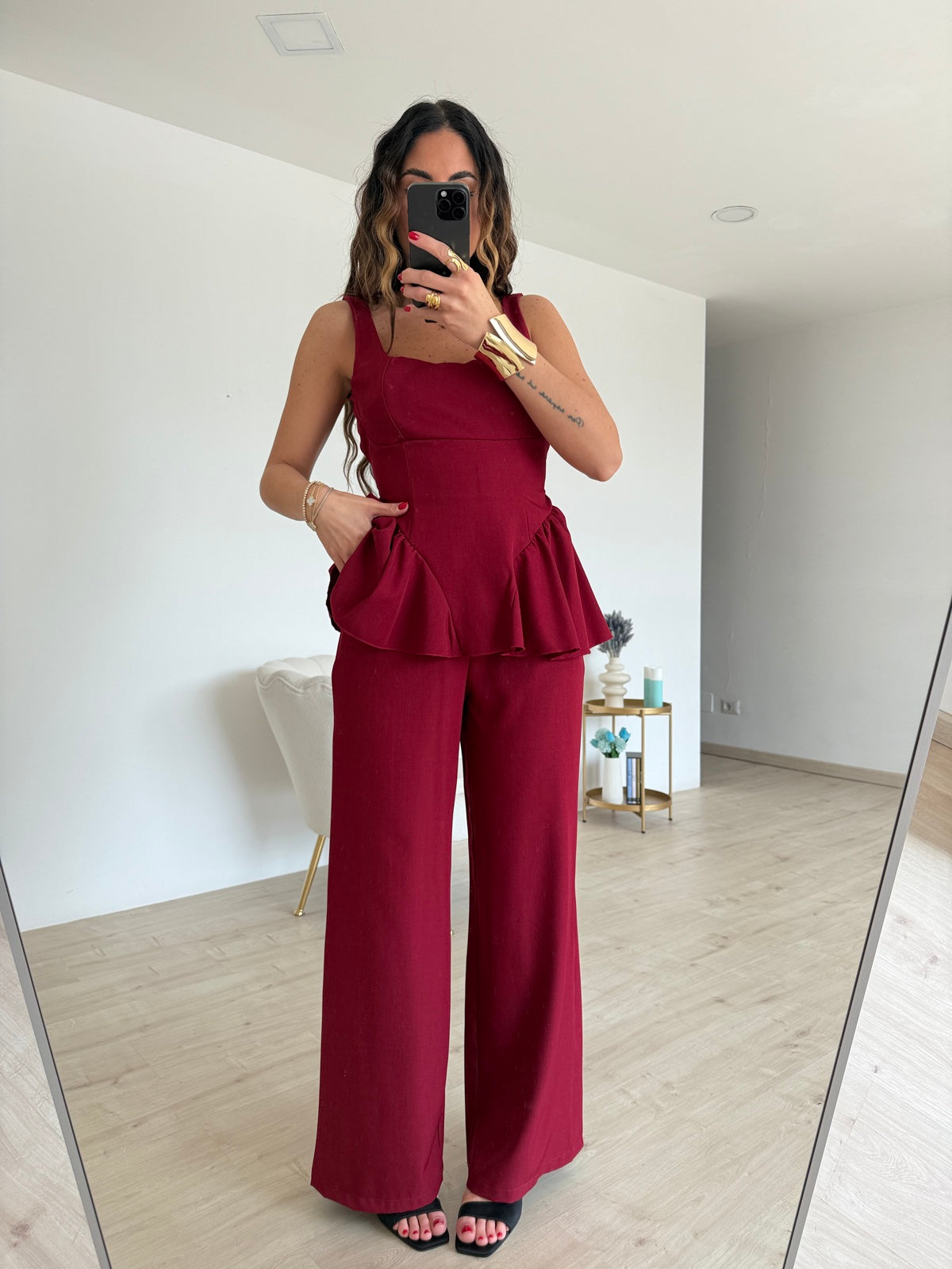 COORDINATO DERRIERE BORDEAUX