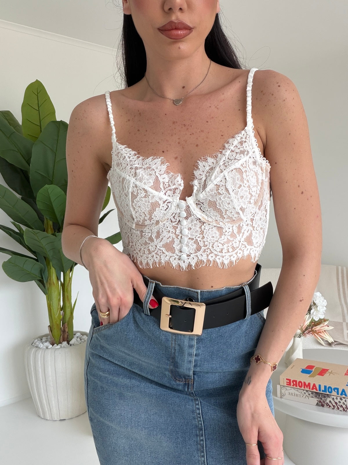 BRALETTE PIZZO MILK