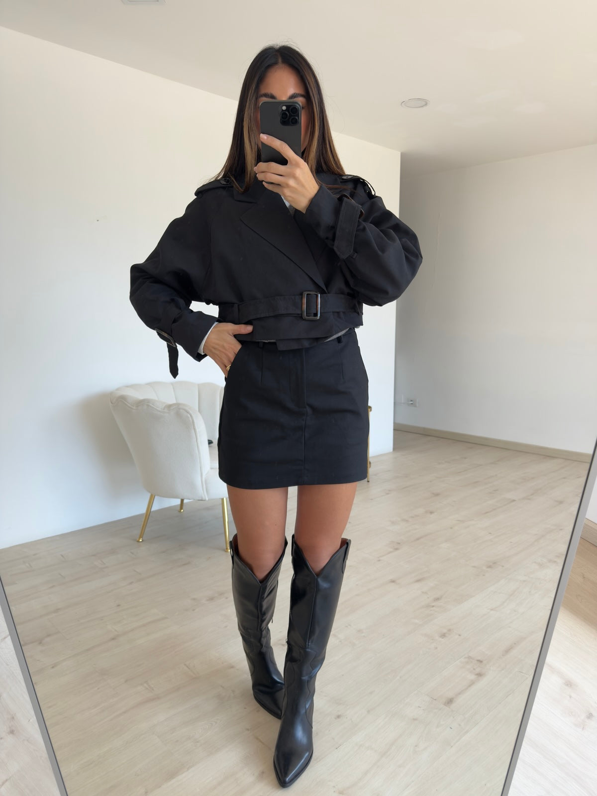 05946-MINI GONNA-SHORT SEASON NERA