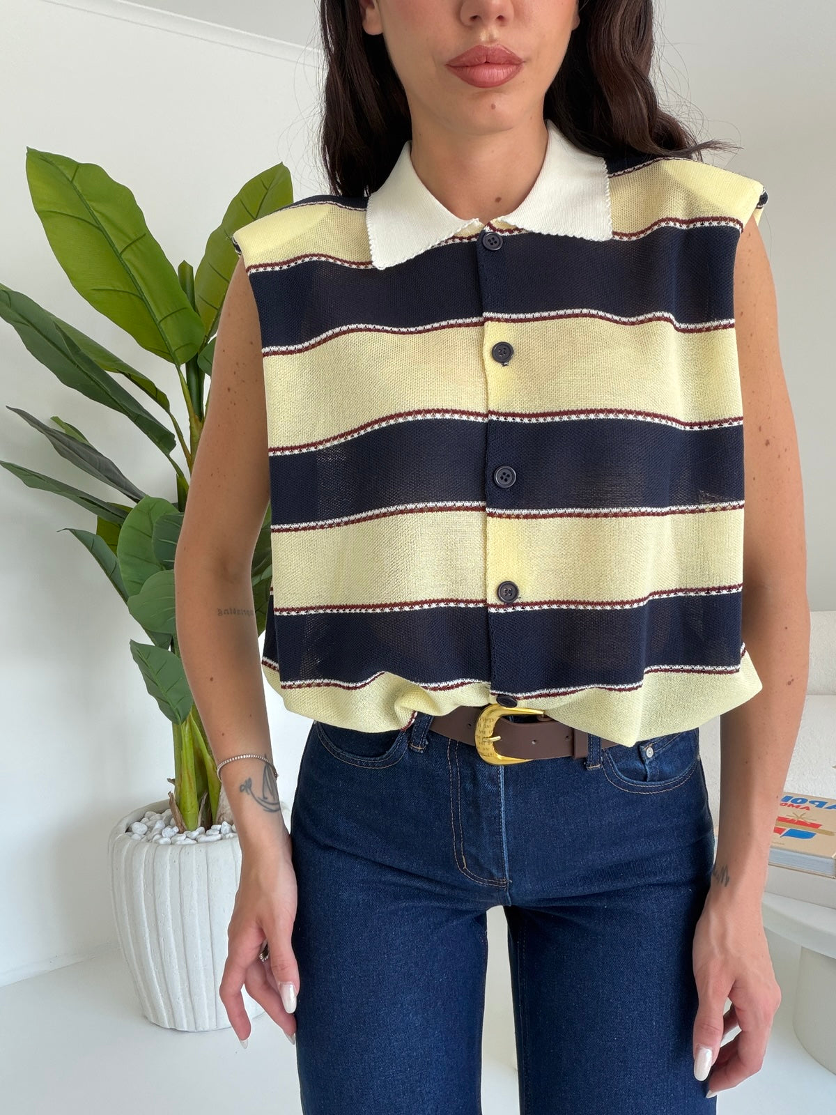7626-POLO OXFORD YELLOW