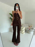 S7362-COORDINATO SUEDE CHOCO