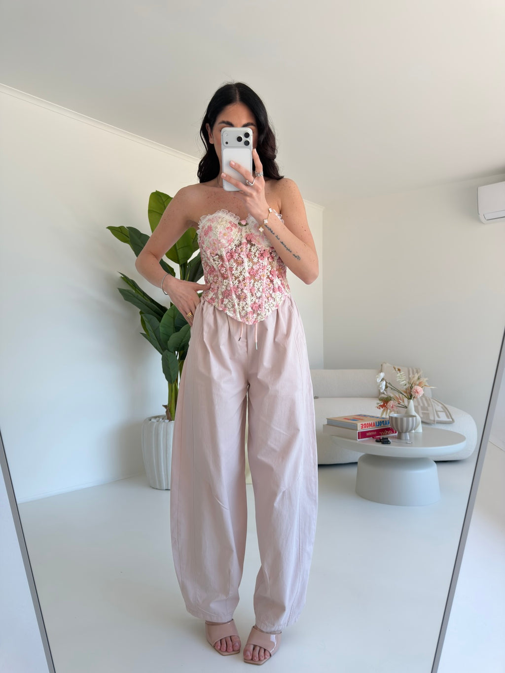 ZS6008-CORPETTO FLEURS PINK