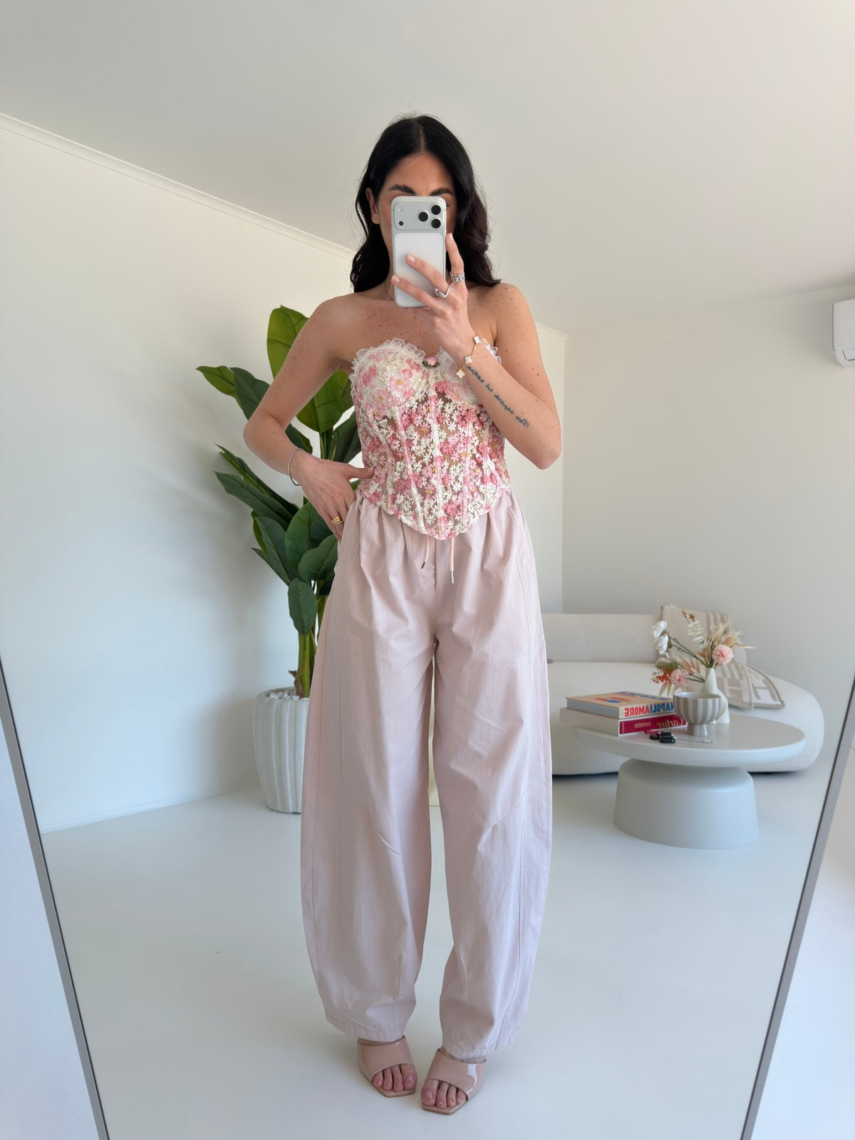 ZS6008-CORPETTO FLEURS PINK
