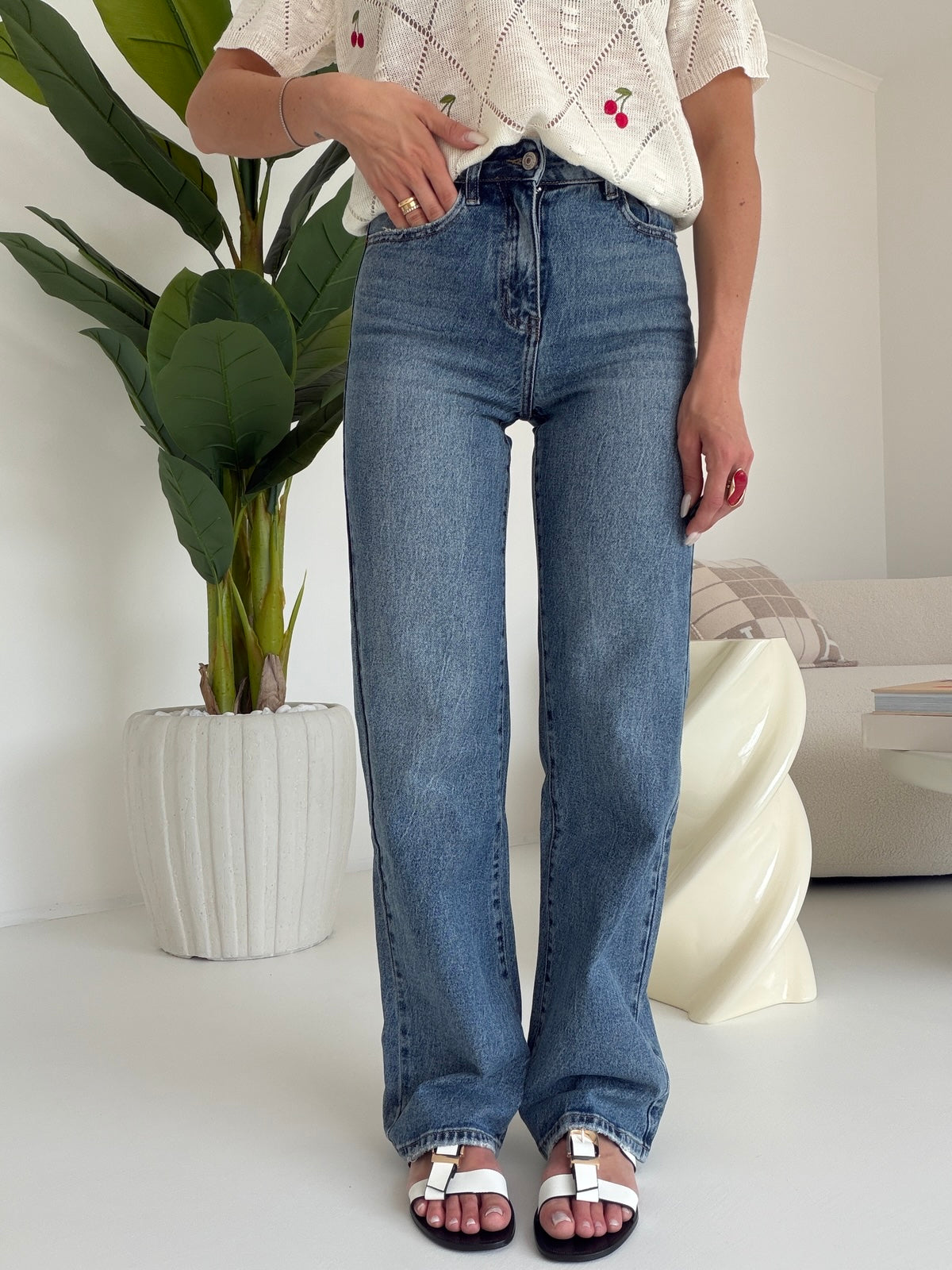 D5407-52-JEANS GAMBA DRITTA NADIA