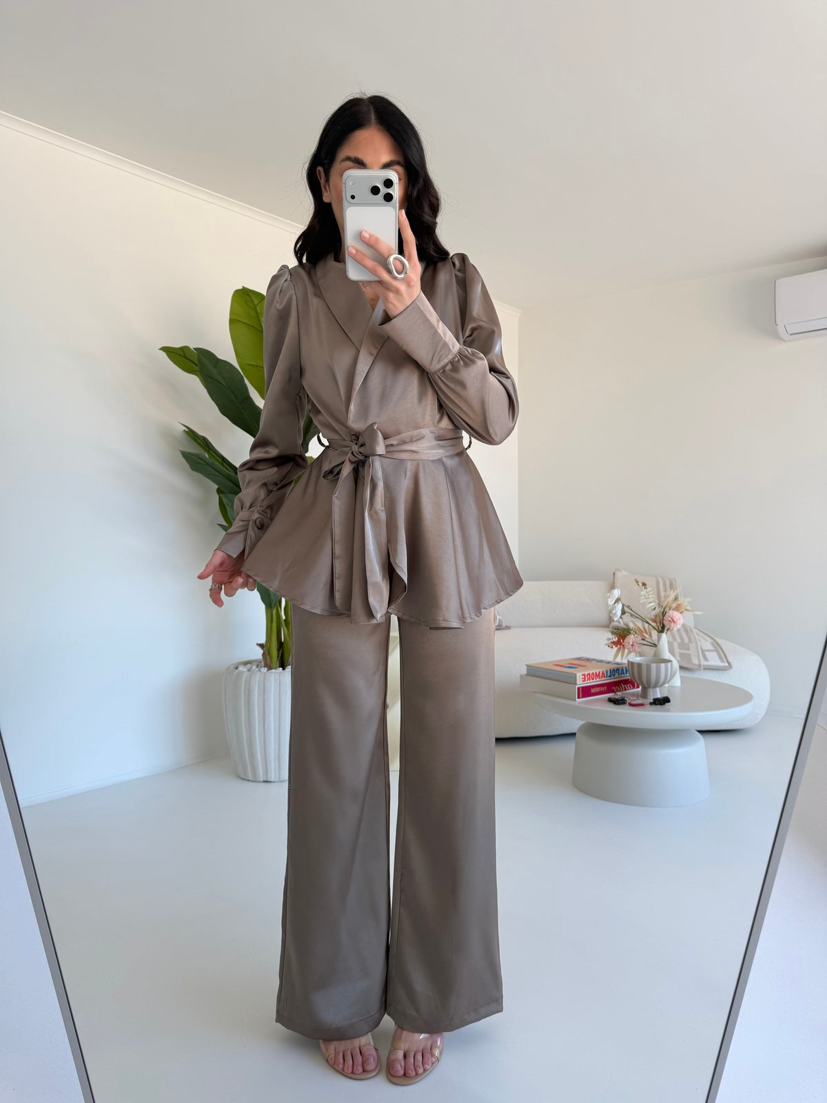 TAILLEUR RASO TAUPE