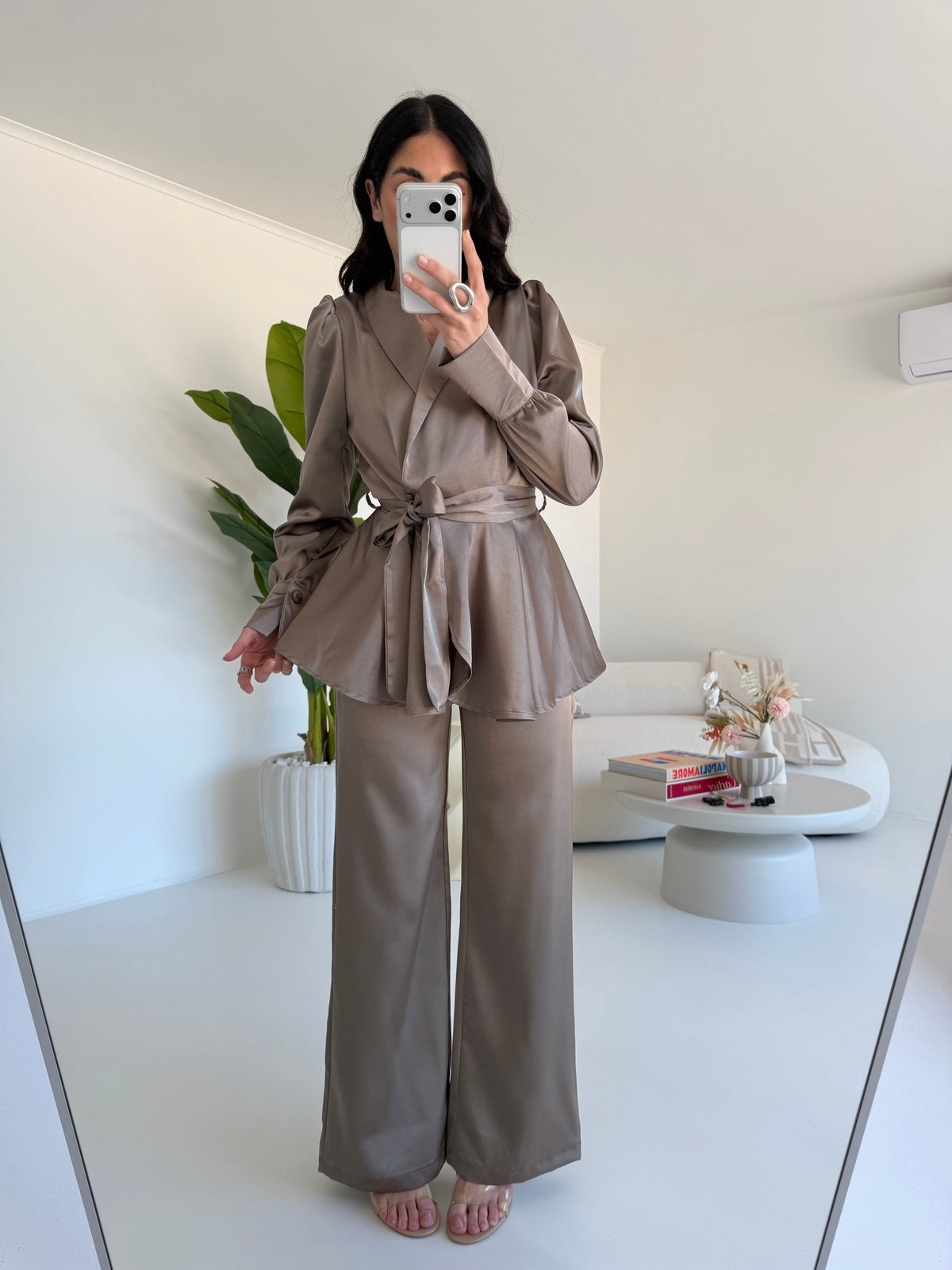TAILLEUR RASO TAUPE