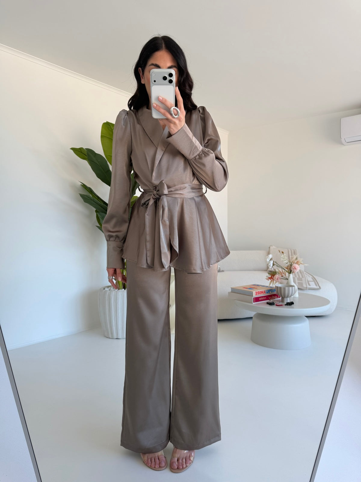TAILLEUR RASO TAUPE