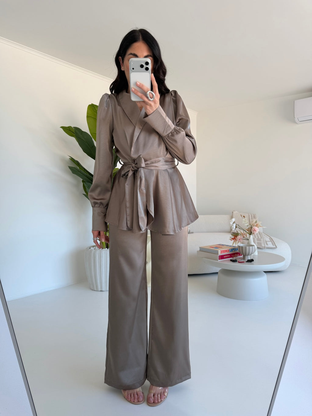 TAILLEUR RASO TAUPE