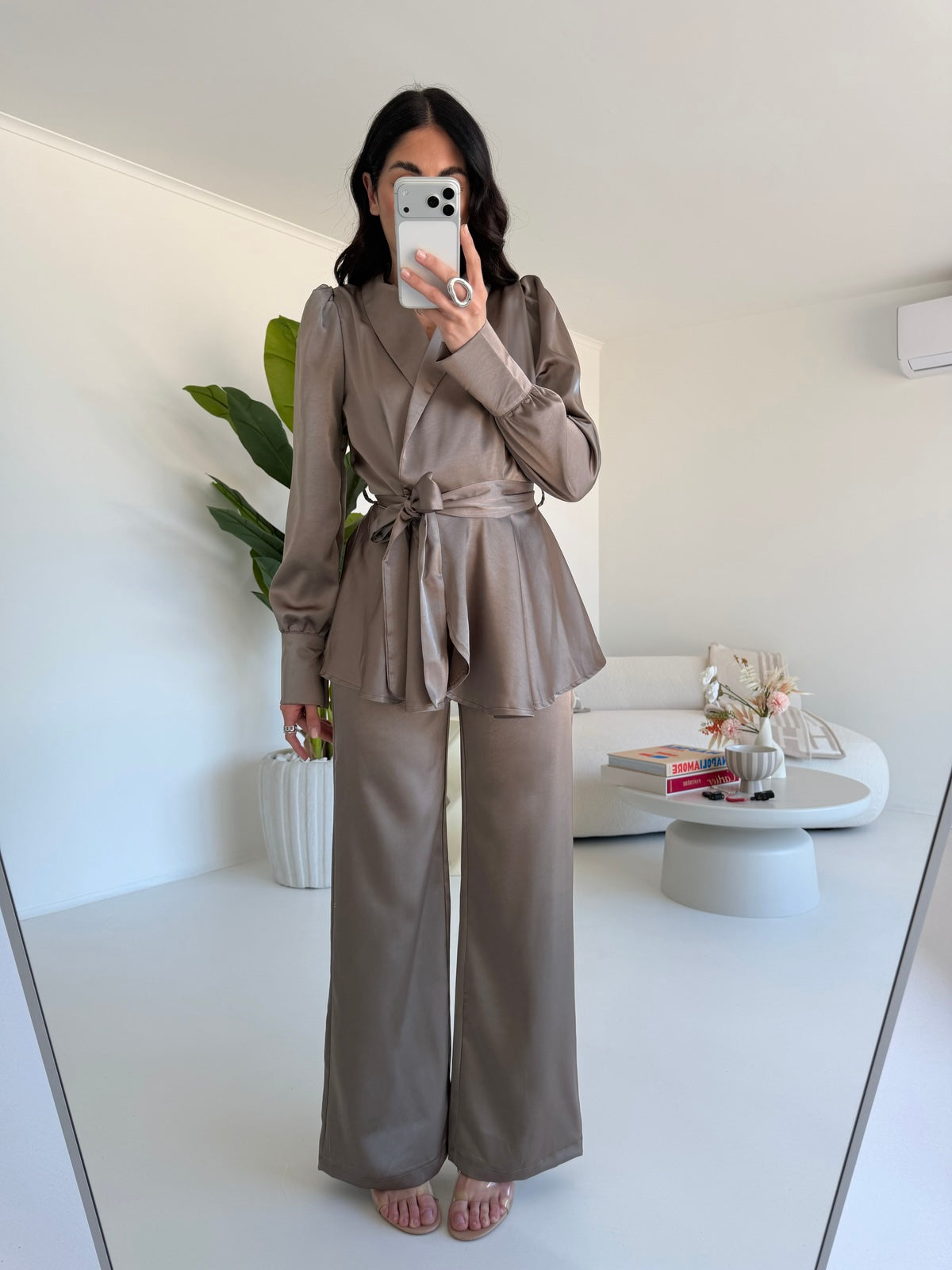 TAILLEUR RASO TAUPE