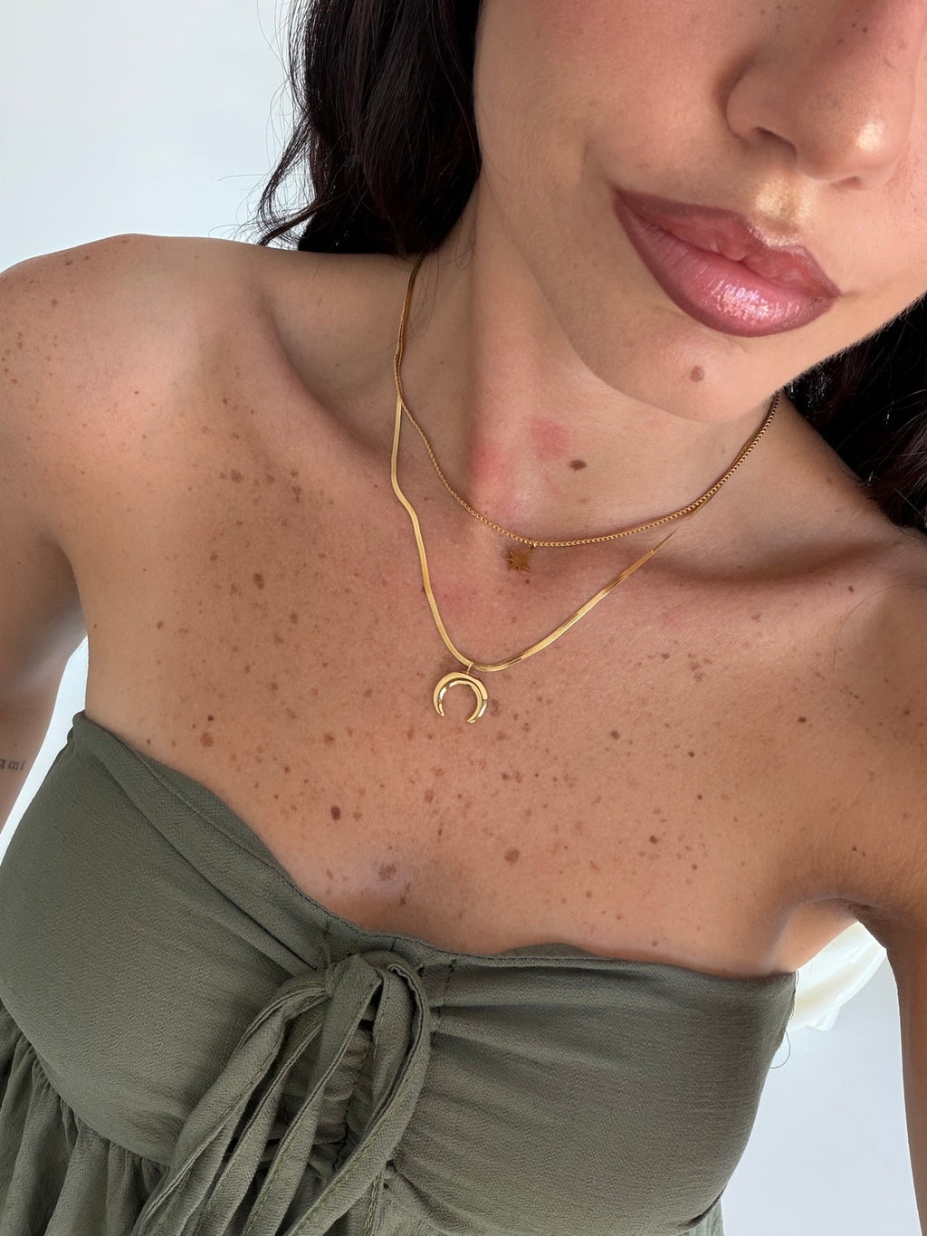 COLLANA LUNA E STELLA GOLD