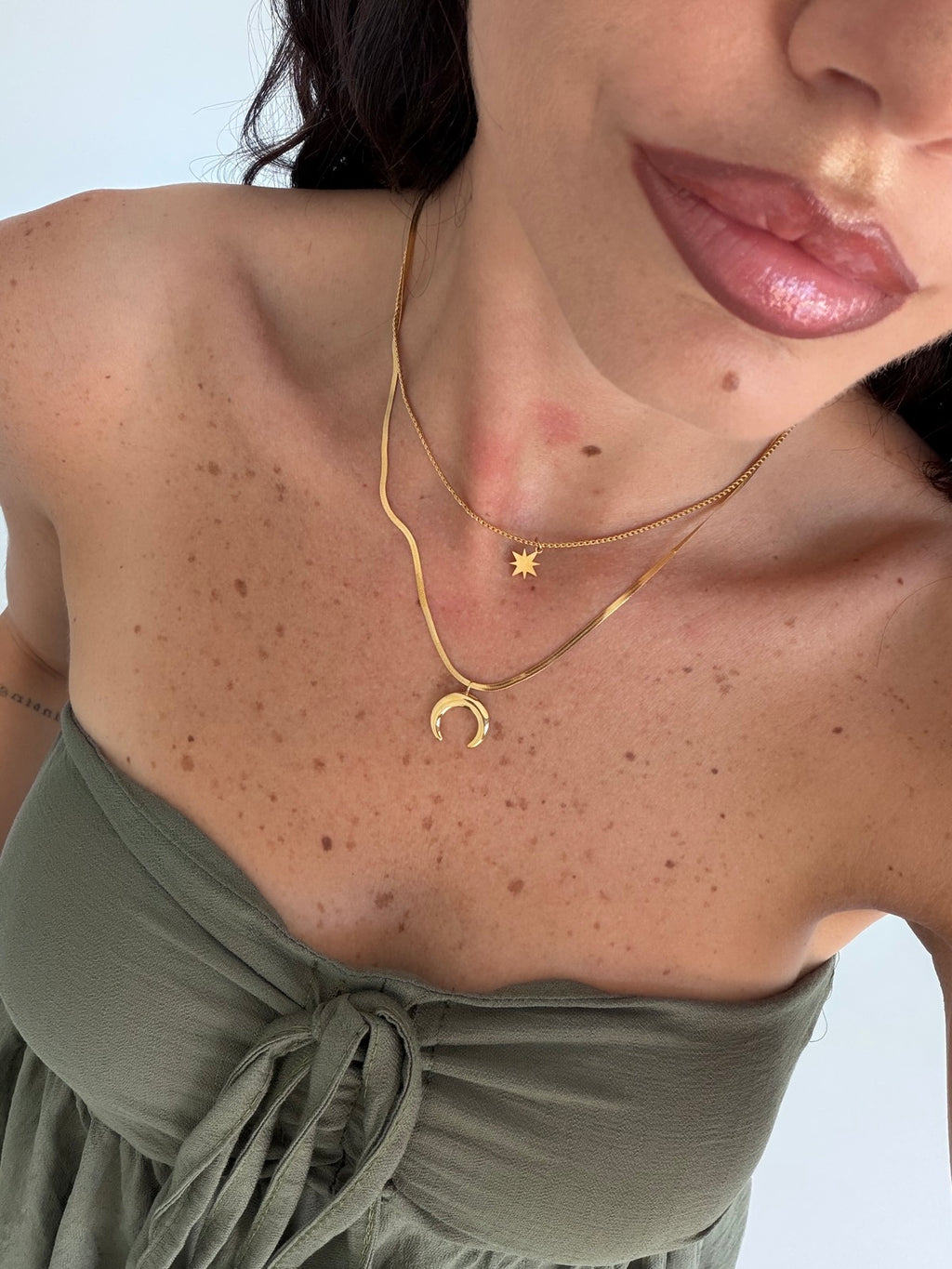 COLLANA LUNA E STELLA GOLD
