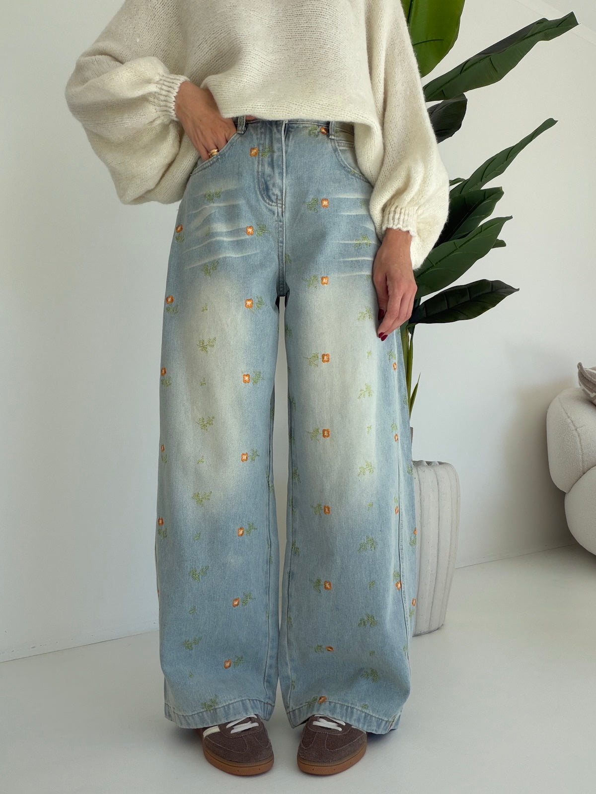 F8058-JEANS BAGGY  MARGHE