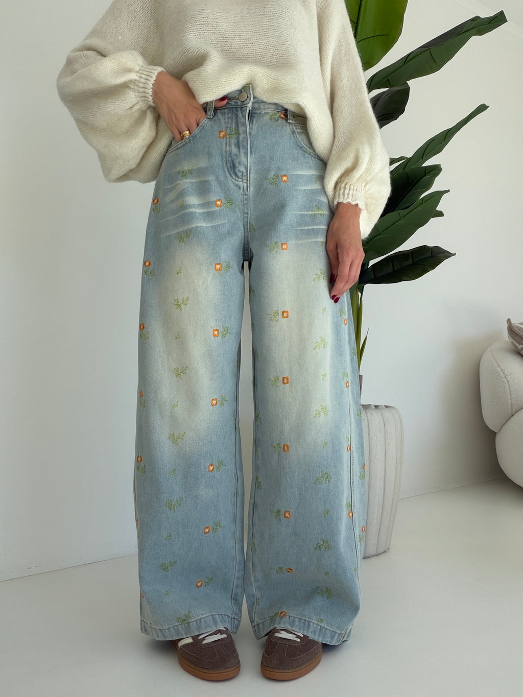 F8058-JEANS BAGGY  MARGHE