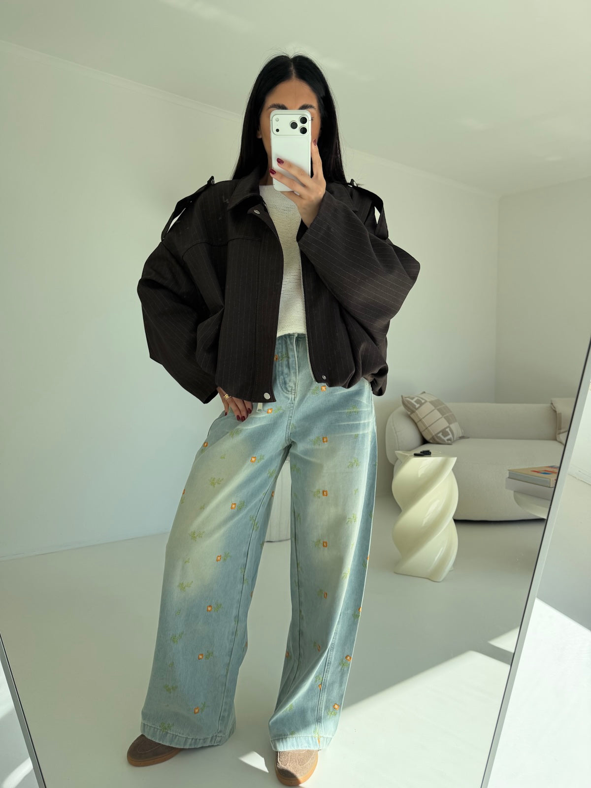 F8058-JEANS BAGGY  MARGHE