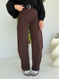 D033-40-JEANS BARREL + CINTURA CHOCO