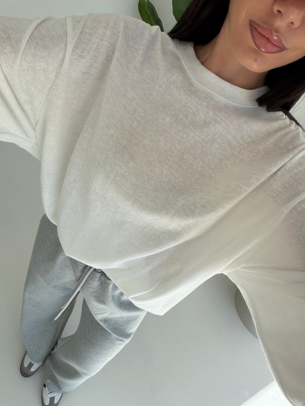 19366- MAGLIA LONG SLEEVE MILK
