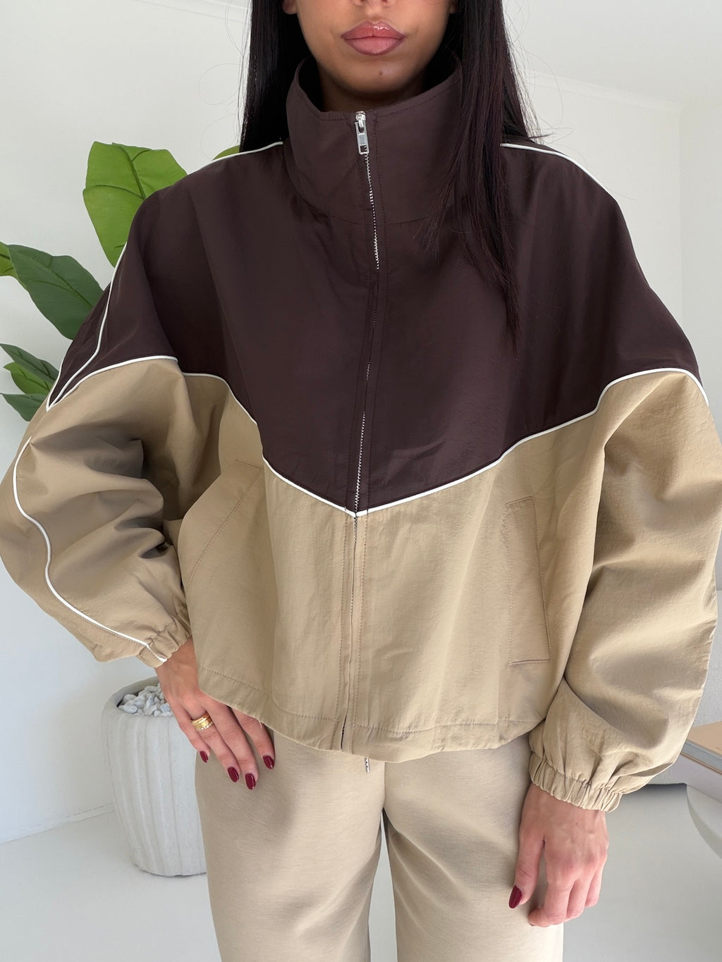 16112-BOMBER CORINNE CHOCO