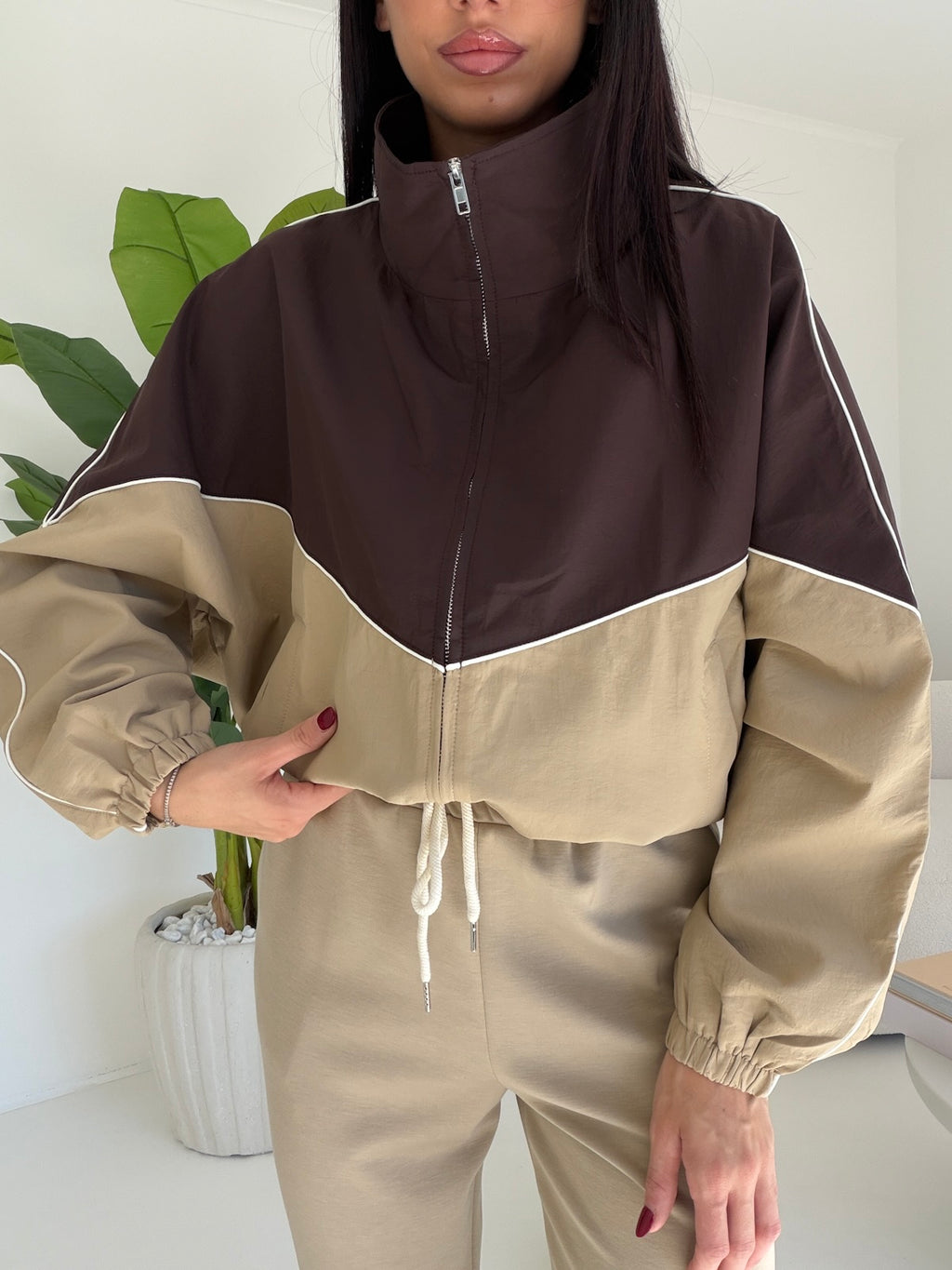 16112-BOMBER CORINNE CHOCO