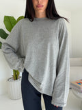 19366- MAGLIA LONG SLEEVE GREY