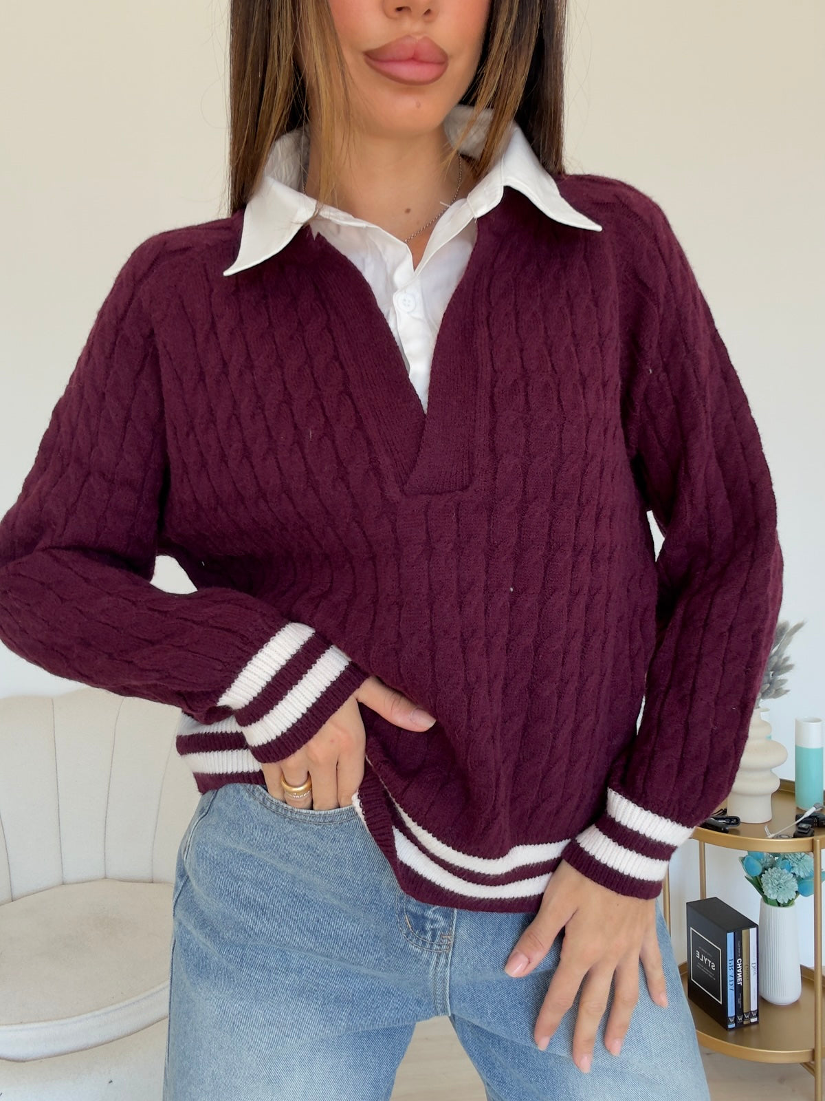 JP7937-PULL UNIVERSITY WINE