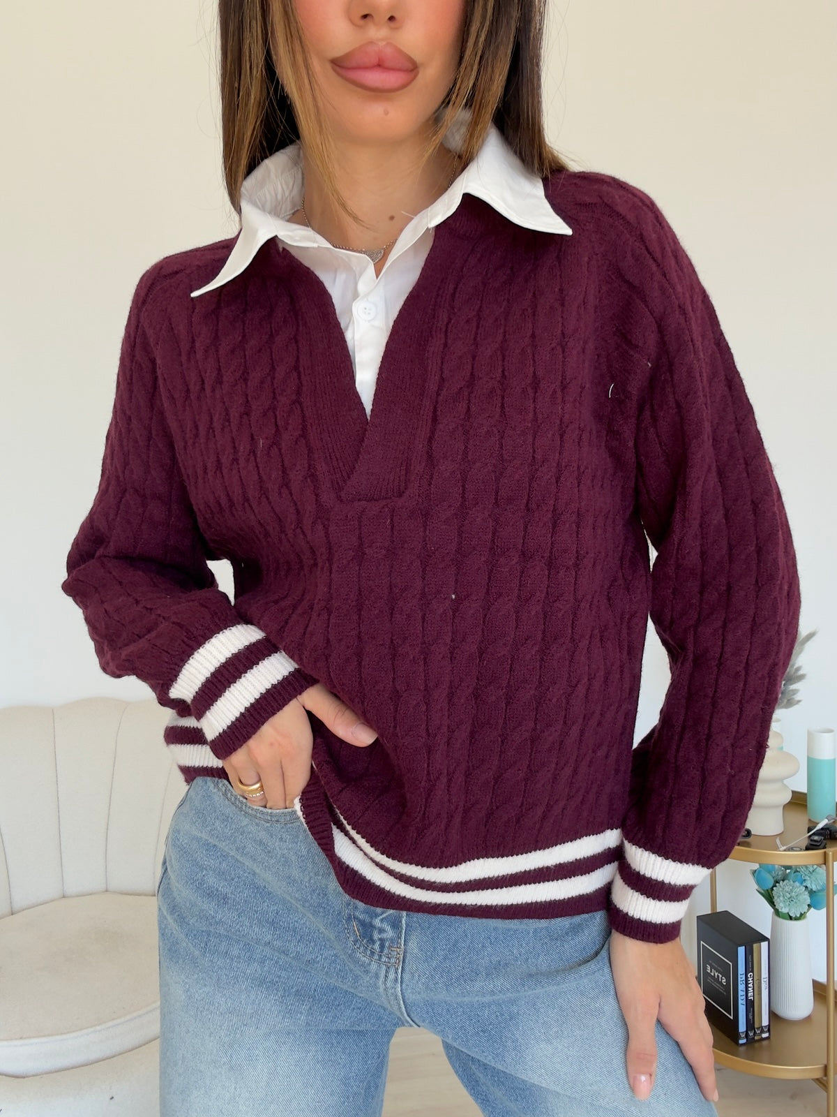 JP7937-PULL UNIVERSITY WINE