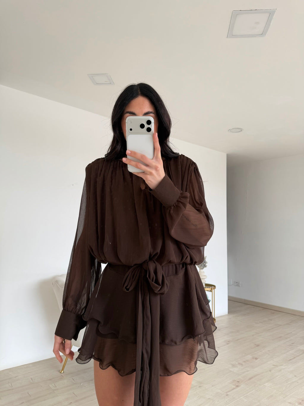 MINI ABITO CLIZIA CHOCO