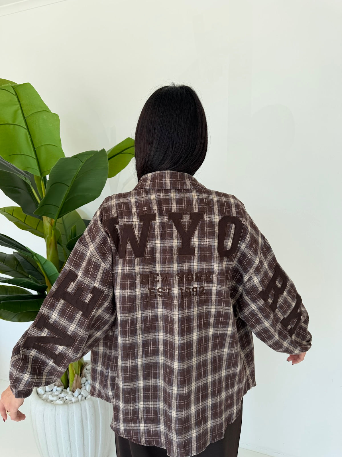 R7503-CAMICIA NEW YORK CHOCO