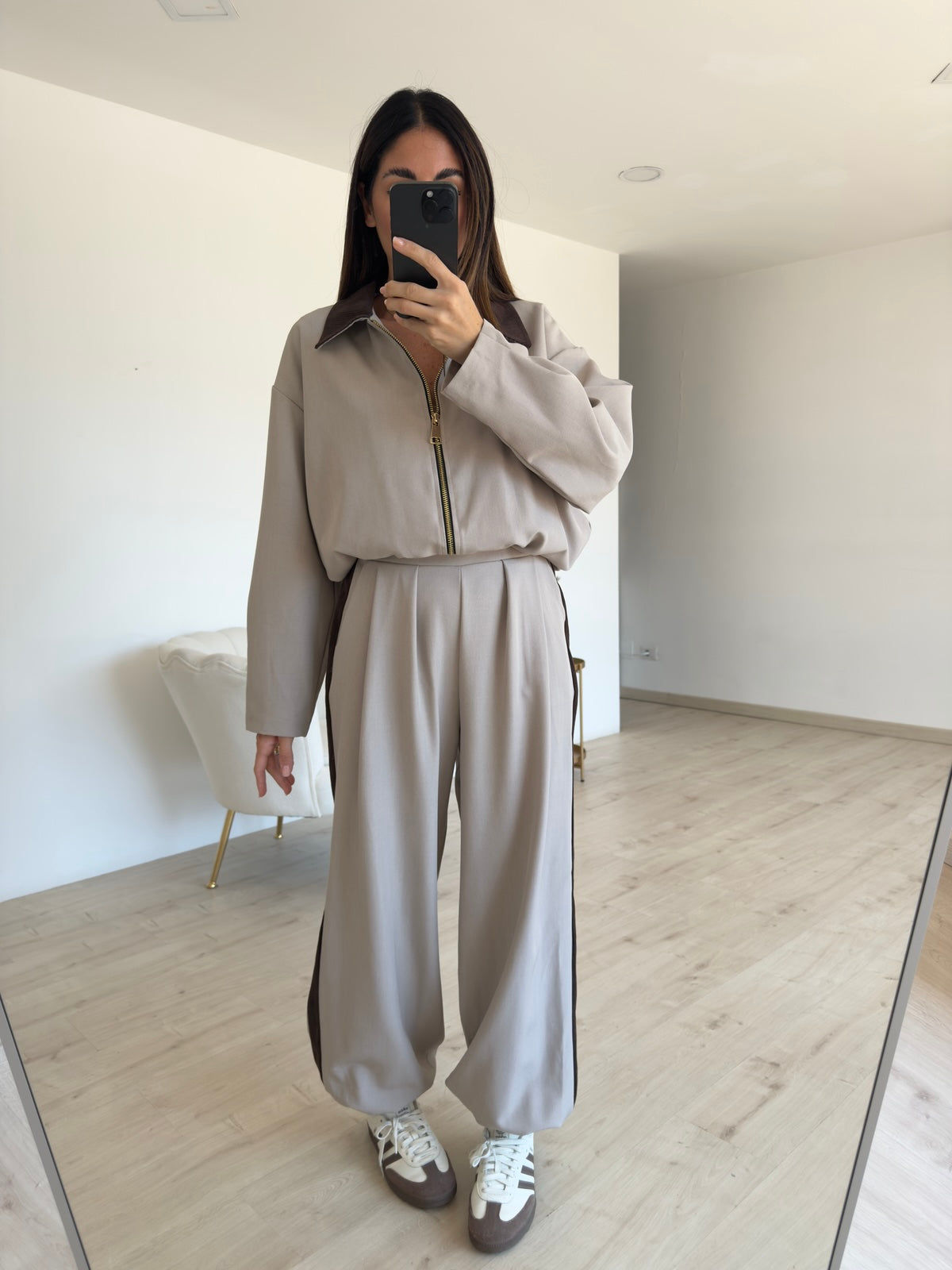 COORDINATO ZURICH TAUPE