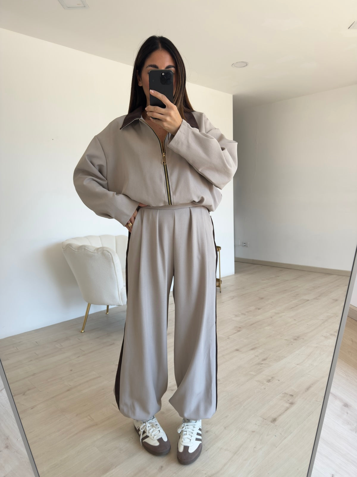 COORDINATO ZURICH TAUPE
