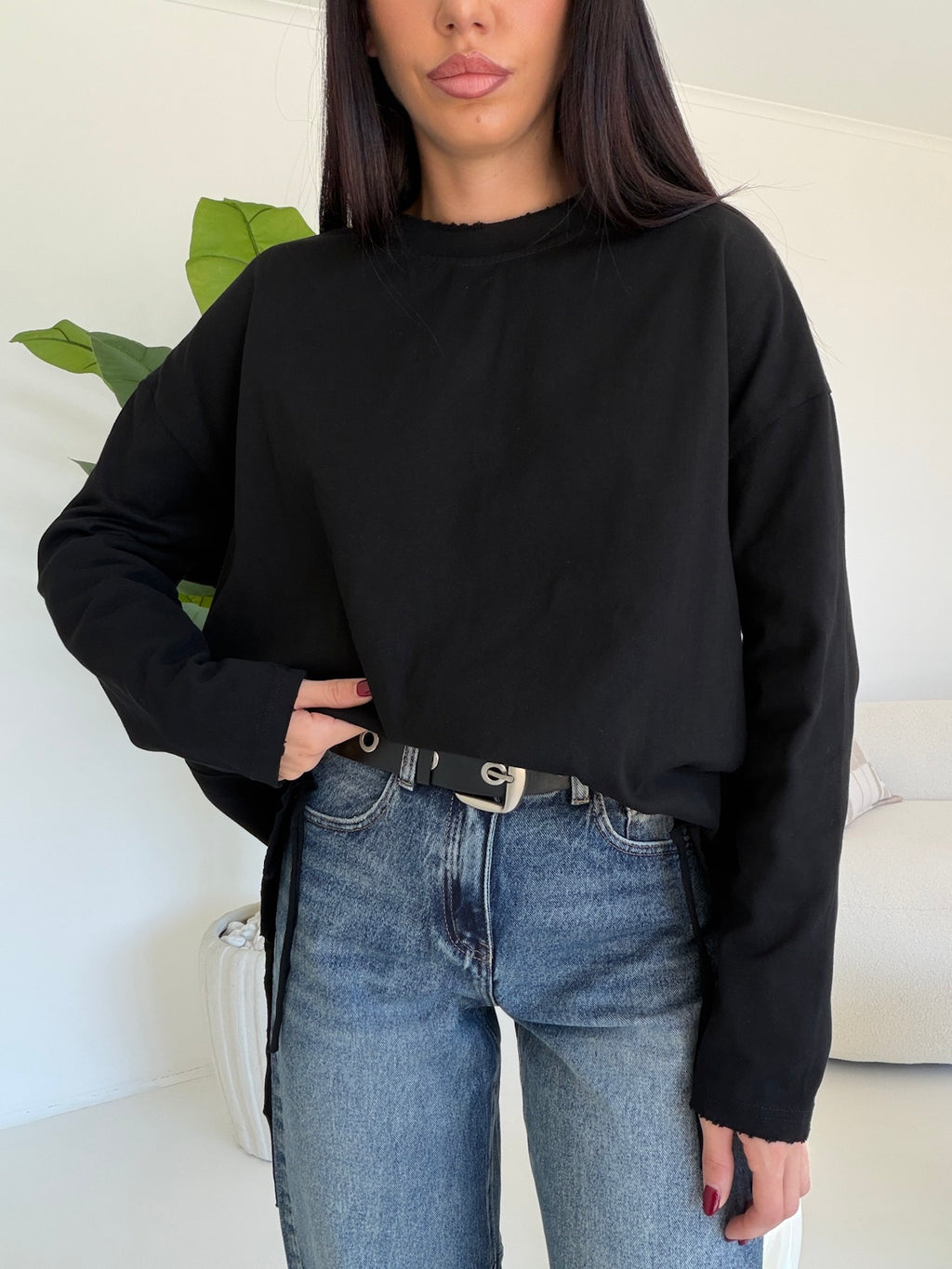 H161536-MAGLIA GIADA NERA