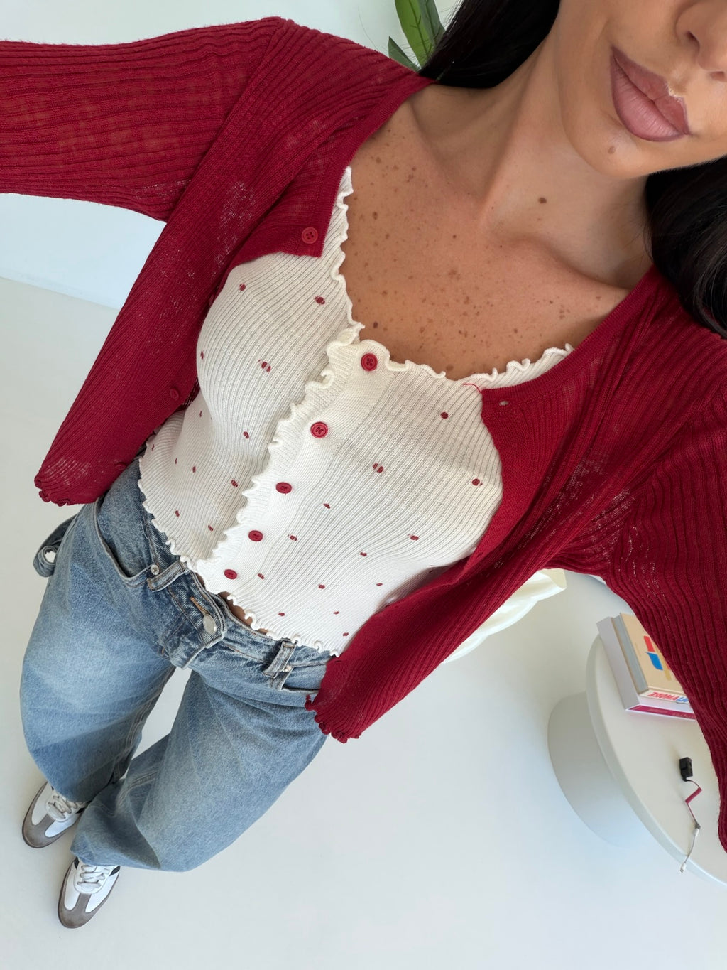M036-TWINSET POIS CHERRY