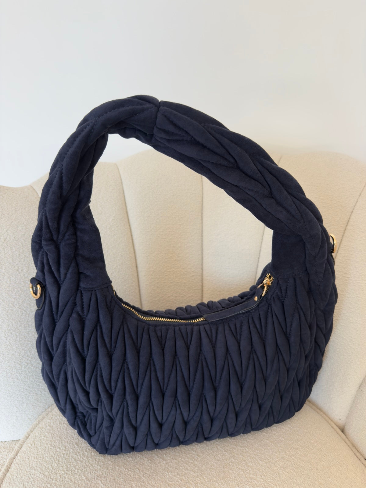 ERIKA-BORSA IN ECO CAMOSCIO NAVY