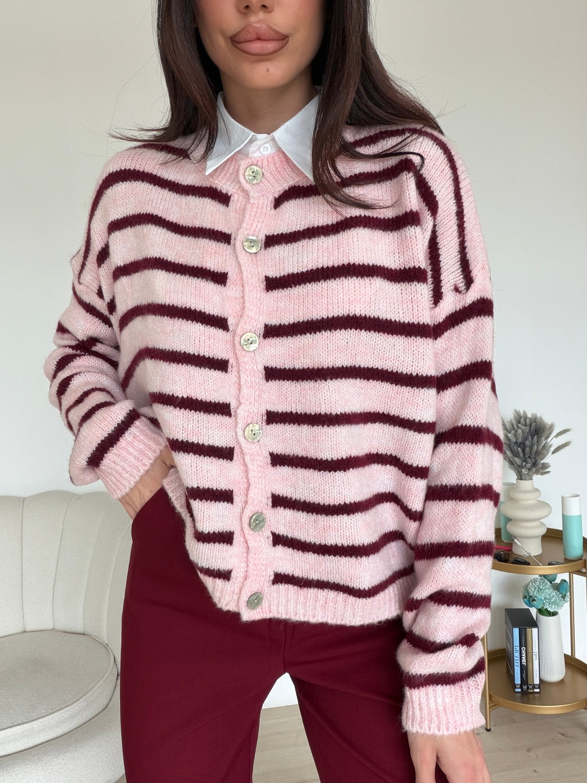 CARDIGAN LIVERPOOL PINK