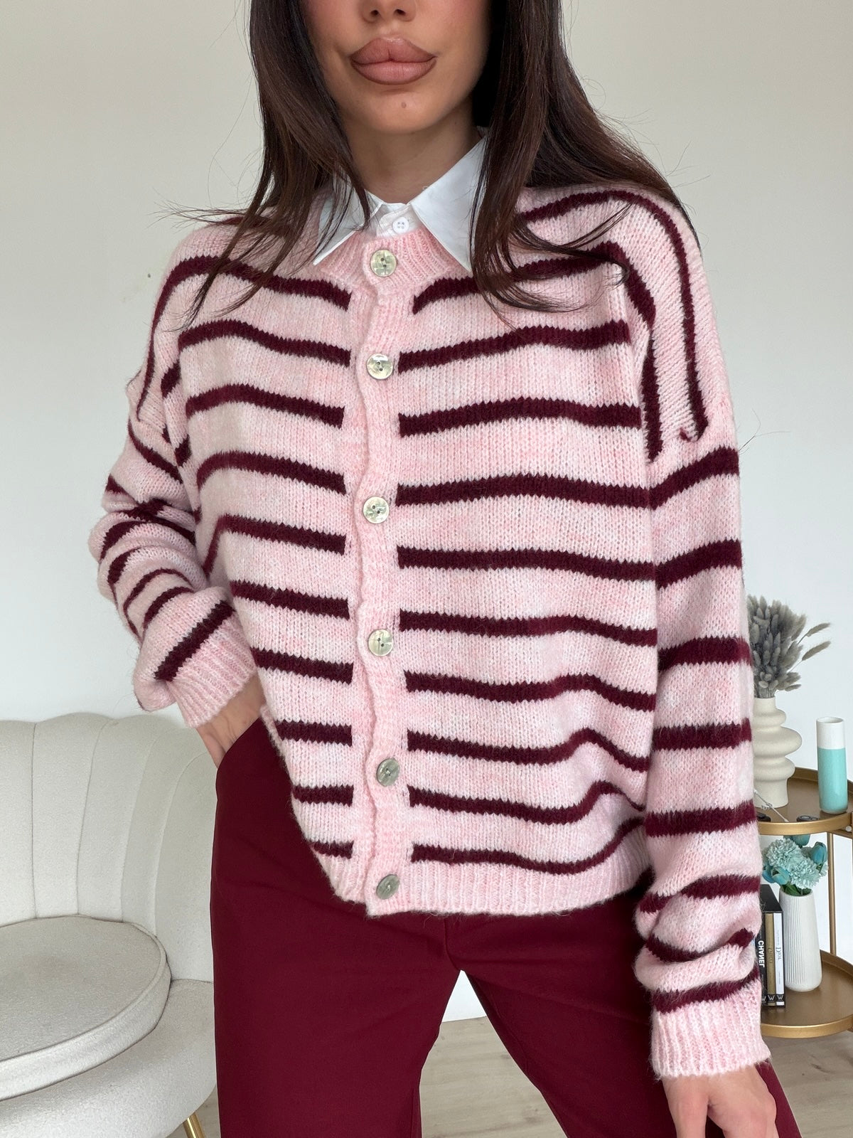 CARDIGAN LIVERPOOL PINK